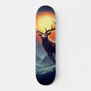 Mountain Buck loopt van brandend vuur Persoonlijk Skateboard