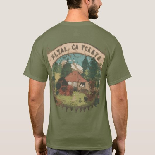 Mountain Cabin Adventure T-shirt (Achterkant)