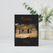 Mountain Cabin Briefkaart (Staand voorkant)