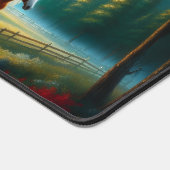 Mountain Cabin Desk Mat with Horse (Hoek)