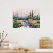 MOUNTAIN CABIN DOOR SHARON SHARPE POSTER (Keuken)