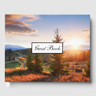 Mountain Cabin Guest Book Gastenboek