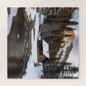 MOUNTAIN CABIN puzzel (Horizontaal)