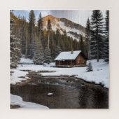 MOUNTAIN CABIN puzzel Legpuzzel (Verticaal)