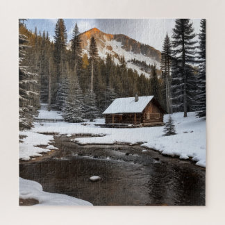 MOUNTAIN CABIN puzzel Legpuzzel