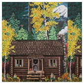 Mountain Cabin Stof (Close Up)