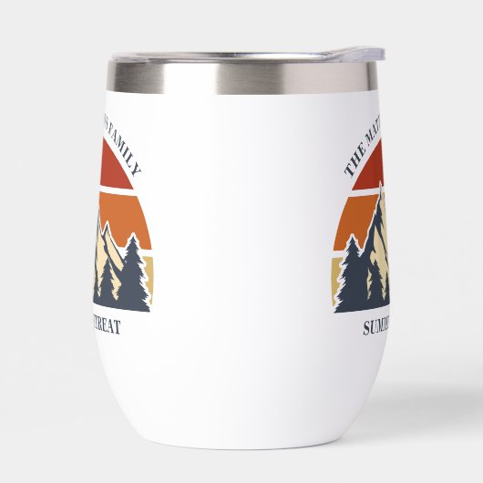 Mountain Cabin Sunset Gepersonaliseerde vakantie (Links)