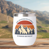 Mountain Cabin Sunset Gepersonaliseerde vakantie