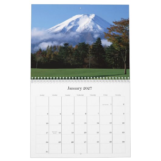 Mountain Calender 2 Kalender (Jan 2027)
