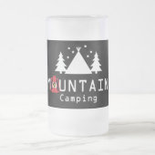 Mountain Camping Modern Badge Matglas Bierpul (Center)