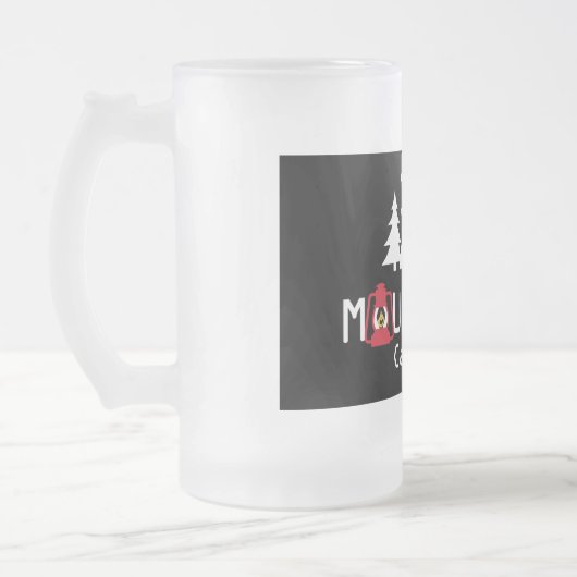 Mountain Camping Modern Badge Matglas Bierpul (Links)