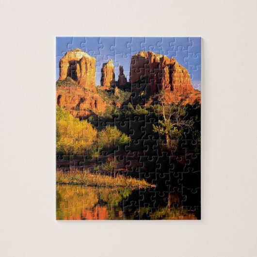 Mountain Cathedral Rock Sedona Arizona Legpuzzel (Verticaal)