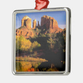 Mountain Cathedral Rock Sedona Arizona Metalen Ornament (Links)