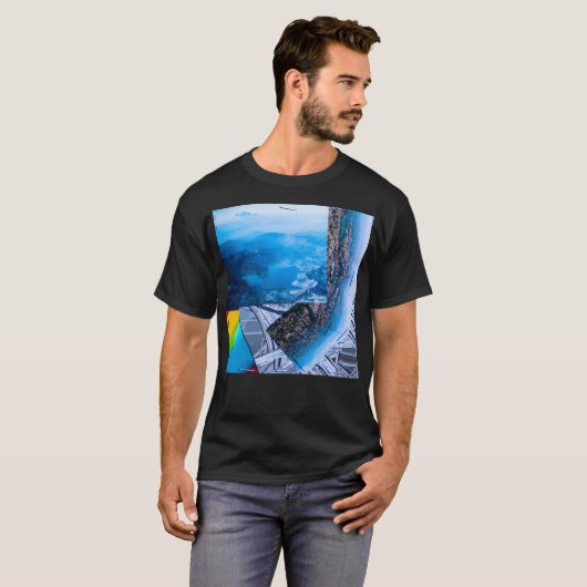 Mountain City Collage Long T-shirt (Voorkant volledig)