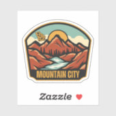 Mountain City, Georgia Sticker (Vel)