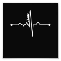 Mountain Climber Heartbeat Rock Climbing Lover