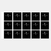 Mountain Climber Heartbeat Rock Climbing Lover Labels (Vel)