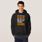 Mountain Climbing Rock Climb Climber Husband 3 Hoodie (Voorkant volledig)