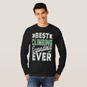 Mountain Climbing Rock Climb Grandmother Climber G T-shirt (Voorkant volledig)