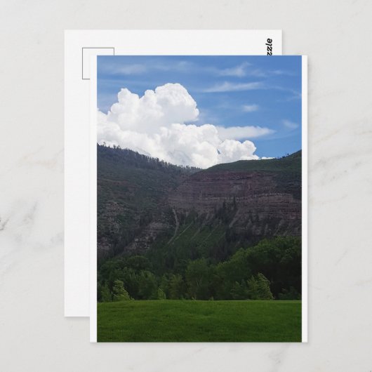 Mountain Clouds-postkaart Briefkaart (Voorkant / Achterkant)