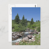 Mountain Colorado Stream Briefkaart (Voorkant / Achterkant)