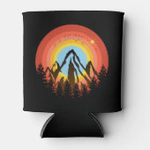 MOUNTAIN COLORFUL SUNSET BLIKJESKOELER (Voorkant)