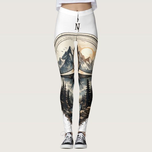 Mountain Compass Outdoor Dames Leggings (Voorkant)