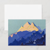 Mountain Convent van Nicholas Roerich Bedankkaart (Voorkant / Achterkant)