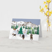 Mountain Coonhounds Kaart (Gele Bloem)