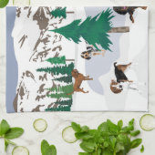 Mountain Coonhounds Theedoek (Gevouwen)