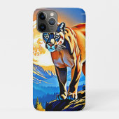 Mountain Cougar: Majesteit bij zonsondergang Case-Mate iPhone Case (Achterkant)
