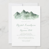 Mountain Country Bridal Luncheon Vrijgezellenfeest Kaart (Voorkant)