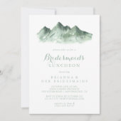 Mountain Country Bruidsmeisjes Luncheon Douche Kaart (Voorkant)