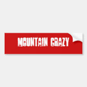 Mountain Crazy Bumpersticker (Voorkant)