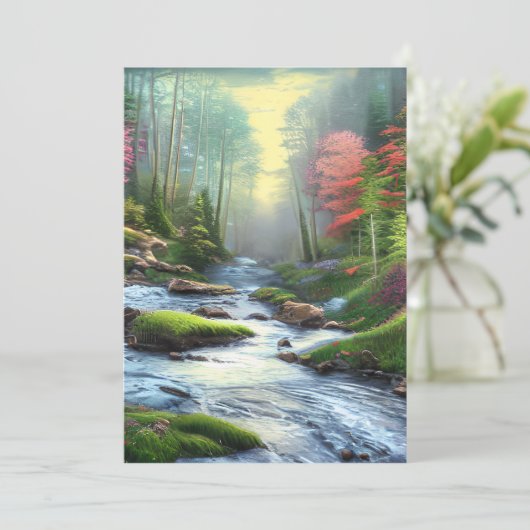 Mountain Creek Bedankkaart (Staand voorkant)