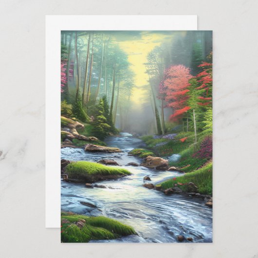 Mountain Creek Bedankkaart (Voorkant / Achterkant)