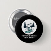Mountain Creek New Jersey Sticker Ronde Button 5,7 Cm (Voorkant /achterkant)
