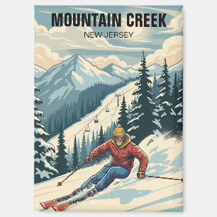 Mountain Creek Skiën New Jersey Reizen Magneet