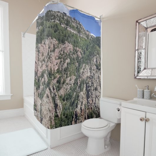 Mountain Crest Shower Curtain Douchegordijn (In situ)