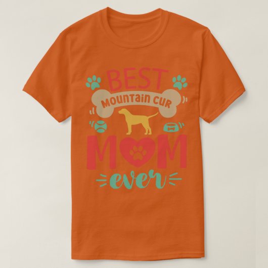 Mountain Cur Dog T-shirt (Design voorkant)