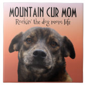 Mountain Cur Mam Ceramic Tile Tegeltje (Voorkant)