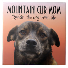 Mountain Cur Mam Ceramic Tile Tegeltje