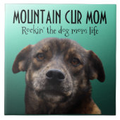 Mountain Cur Mam Ceramic Tile Tegeltje (Voorkant)