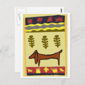 Mountain Dachshund Briefkaart (Voorkant / Achterkant)