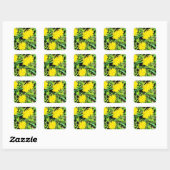 Mountain Dandelions Pic uit Spring Ottawa Canada Vierkante Sticker (Vel)