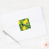 Mountain Dandelions Pic uit Spring Ottawa Canada Vierkante Sticker (Envelop)