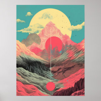 Mountain Dawn Poster
