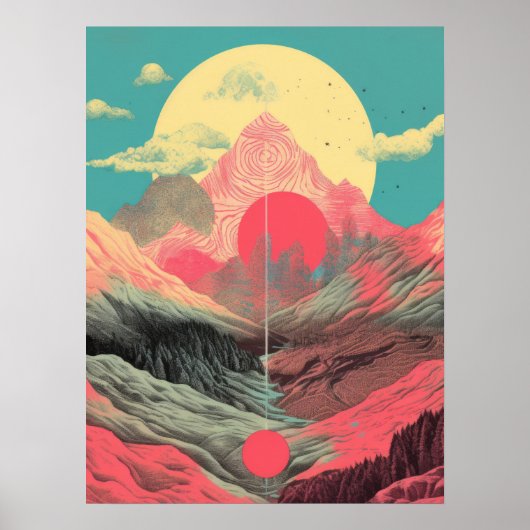Mountain Dawn Poster (Voorkant)
