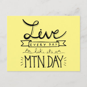 Mountain Day Briefkaart