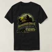 Mountain Devil Cigars Quality Hand Rolling T-shirt (Design voorkant)